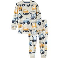 Baby Nicki-Schlafanzug mit Fahrzeug-Allover