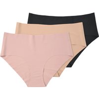 3 Damen Seamless-Pantys aus Mikrofaser