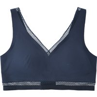 Damen Seamless-Bustier mit Spitze