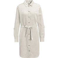 Damen Cord-Kleid mit Bindegürtel