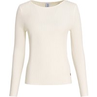 Damen Langarmshirt mit Rippstruktur