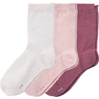 3 Paar Damen Socken in verschiedenen Farben