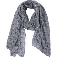 Damen Tuch mit Muschel-Allover