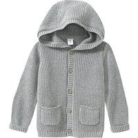 Baby Strickjacke mit Kapuze