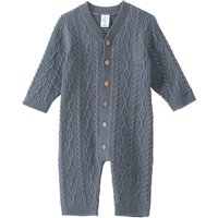 Newborn Strickoverall mit Knopfleiste