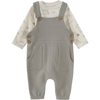 Newborn Set mit Shirt und Latzhose