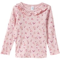 Baby Langarmshirt mit Blümchen-Allover