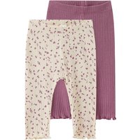2 Newborn Leggings mit Bio-Baumwolle