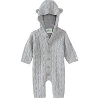 Newborn Strickoverall mit Kapuze