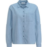 Damen Hemdbluse aus leichtem Denim