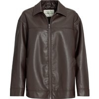Damen Lederjacke aus Kunstleder