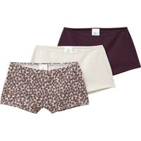 3 Mädchen Pantys mit Ripp-Struktur