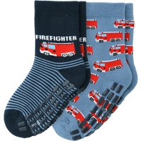 2 Jungen Stoppersocken mit Bio-Baumwolle