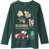 Kinder Langarmshirt mit Bauernhof-Print