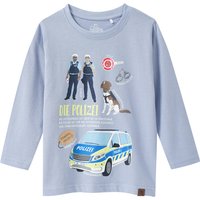 Kinder Langarmshirt mit Polizei-Print