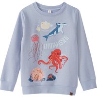 Kinder Sweatshirt mit Unterwasserwelt-Print