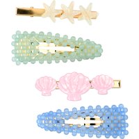 4 Haarspangen in verschiedenen Designs
