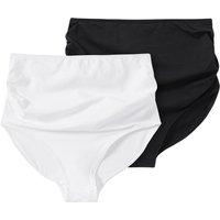 2 Damen Umstands-Slips im Basic-Look