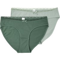 2 Damen Umstands-Slips mit Bio-Baumwolle