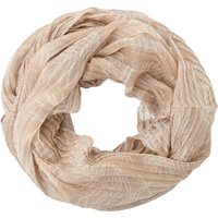 Damen Rundschal in Crinkle-Optik