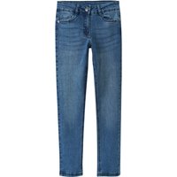 Mädchen Slim-Jeans mit Used-Waschung