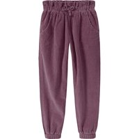 Mädchen Thermo-Cordhose mit Paperbag-Bund