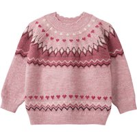 Mädchen Strickpullover mit Effektgarn