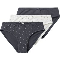 3 Mädchen Slips mit Schleifen-Allover