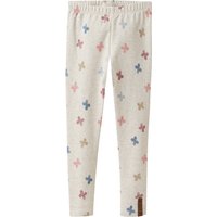 Mädchen Sweatleggings mit Blumen allover