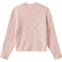 Mädchen Strickpullover mit Rautenmuster