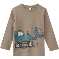 Jungen Langarmshirt mit Baustellen-Print