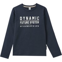 Jungen Langarmshirt mit Message-Print