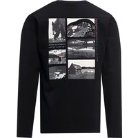 Herren Langarmshirt mit Rücken-Print