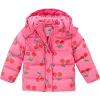 Mädchen Pufferjacke mit Kirschen
