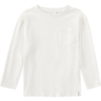 Jungen Langarmshirt in Unifarben