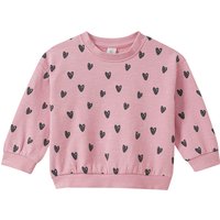 Baby Sweatshirt mit Herz-Allover