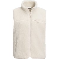 Damen Teddyweste mit Reißverschluss