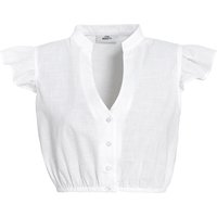 Damen Dirndl-Bluse unifarben