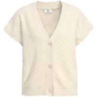 Damen Strickweste mit Knopfleiste