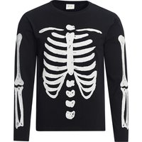 Herren Langarmshirt mit Halloween-Print
