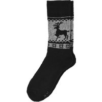 1 Paar Herren Socken mit Hirsch-Motiv