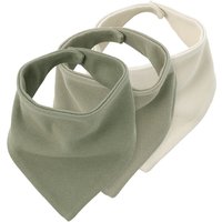 3 Baby Bandanas mit Rippstruktur
