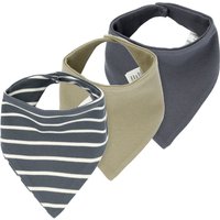 3 Baby Bandanas mit Streifen