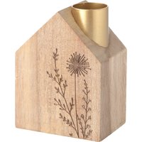 Kerzenhalter in Haus-Optik