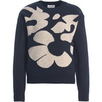 Damen Strickpullover mit Jacquardmuster