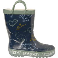 Jungen Gummistiefel mit Dino-Motiven