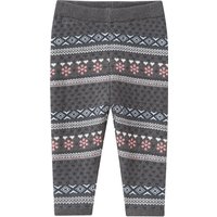 Baby Strickleggings mit Norwegermuster
