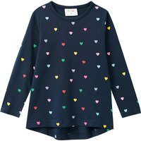 Mädchen Langarmshirt mit Allover-Print
