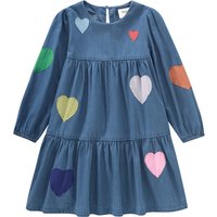 Mädchen Kleid im Denim-Look