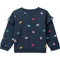 Mädchen Sweatshirt mit Allover-Print